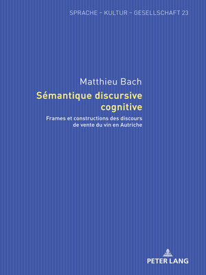 cover image of Sémantique discursive cognitive